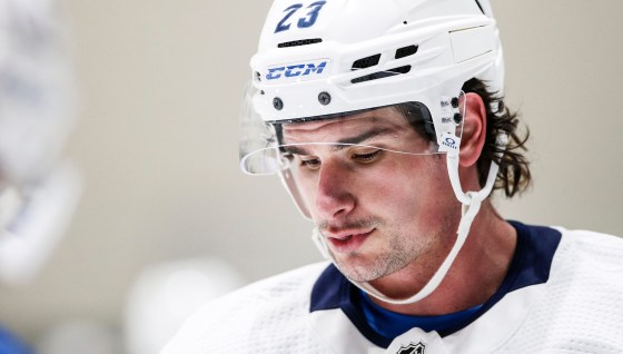 Sean Monahan is looking more and more comfortable in the system. (John Woods / Free Press files)