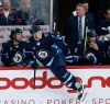 Winnipeg Jets' Vladislav Namestnikov (7) jumps over the boards against the Edmonton Oilers during third period NHL action in Winnipeg, Saturday, March 4, 2023. THE CANADIAN PRESS/John Woods