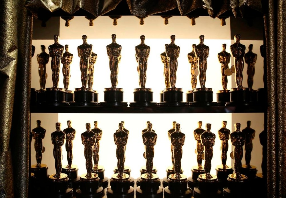FILE - Oscar statuettes appear backstage at the Oscars at the Dolby Theatre in Los Angeles on Feb. 28, 2016. (Photo by Matt Sayles/Invision/AP, File)