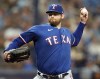 FILE - Texas Rangers starting pitcher Jordan Montgomery throws against the Tampa Bay Rays during the first inning of Game 1 in an AL wild-card baseball playoff series Oct. 3, 2023, in St. Petersburg, Fla. Baseball agent Scott Boras claims the free agent market is intensifying for two-time Cy Young Award winner Blake Snell and left-hander Montgomery with the opening day 3 1/2 weeks away for most teams,“I think there's a pitching panic going on in Major League Baseball right now,” he said Monday, March 4, 2024. (AP Photo/John Raoux, File)