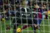 Barcelona's Ilkay Gundogan kicks the ball during a Spanish La Liga soccer match between Barcelona and Mallorca at the Olimpic Lluis Companys stadium in Barcelona, Spain, Friday, March 8, 2024. (AP Photo/Joan Monfort)
