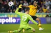 Wolverhampton Wanderers' Mario Lemina attempts a shot on goal during the English Premier League soccer match between Fulham FC and Wolverhampton Wanderers at Molineux Stadium, in Wolverhampton, England, Saturday March 9, 2024. (Nick Potts/PA via AP)