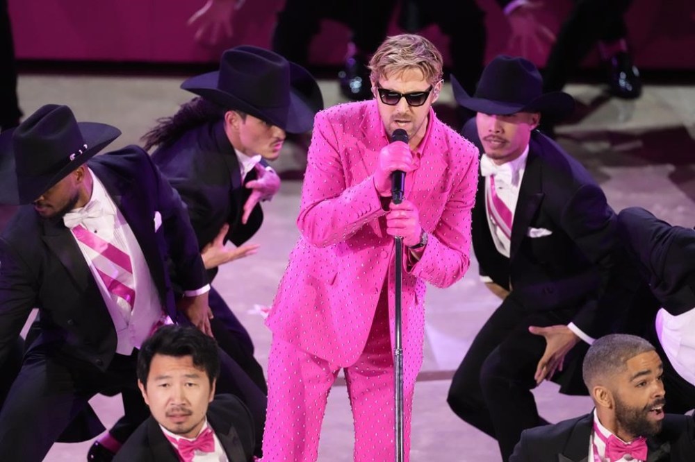 Ryan Gosling performs the song