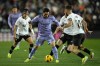 Real Madrid's Brahim Diaz controls the ball during the La Liga soccer match between Valencia and Real Madrid at the Mestalla Stadium in Valencia, Spain, Saturday, March 2, 2024. (AP Photo/Jose Breton)