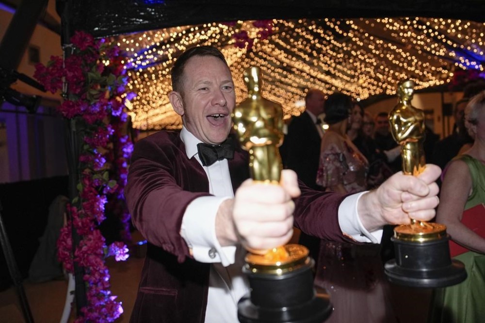 James Price, winner of the award for best production design for
