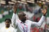 FILE - Ghana's head coach Otto Addo celebrates after the World Cup group H soccer match between South Korea and Ghana, at the Education City Stadium in Al Rayyan, Qatar, on Nov. 28, 2022. Otto Addo has returned for a second spell as coach of Ghana's men's national soccer team after Borussia Dortmund agreed to release him from his contract at the end of the season. (AP Photo/Luca Bruno, File)