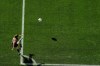 Seattle Reign defender Sofia Huerta makes a corner kick against the Washington Spirit during the first half of an NWSL soccer match Sunday, March 17, 2024, in Seattle. (AP Photo/Lindsey Wasson)