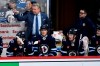 Winnipeg Jets head coach Rick Bowness instructs players against the Columbus Blue Jackets during the third period of NHL action in Winnipeg on Tuesday January 9, 2024. Bowness will not be with the Winnipeg Jets Tuesday night in New York against the Rangers. THE CANADIAN PRESS/Fred Greenslade