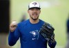 Toronto Blue Jays pitcher Jose Berríos throws during spring training in Dunedin, Fla., Sunday, Feb. 18, 2024. The Blue Jays have named right-hander Berrios their opening-day starting pitcher for the upcoming Major League Baseball season. THE CANADIAN PRESS/Frank Gunn