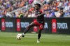 Toronto FC's injury concerns grew Tuesday with news that Canadian international fullback Richie Laryea will be out for three months following hamstring surgery. Laryea controls the ball during an MLS soccer match against FC Cincinnati Sunday, Feb. 25, 2024, in Cincinnati. THE CANADIAN PRESS/AP-Jeff Dean