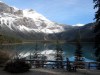 Emerald Lake in Yoho National Park is seen on a calm day in this Oct. 22, 2009 photo. Parks Canada is closing all bodies of water in British Columbia's Kootenay and Yoho national parks and restricting watercraft in Alberta's Waterton Lakes National Park in an effort to slow the spread of invasive species. THE CANADIAN PRESS/Bill Graveland