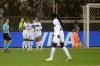 Tabitha Chawinga of PSG, center, celebrates scoring during the quarterfinal of the Women's Champions League soccer match between Hacken and Paris Saint-Germain at Hisingen Arena, Gothenburg, Sweden, Wednesday March 20, 2024. (Adam Ihse/TT via AP)