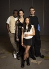 Brian Tyree Henry, from left, Rebecca Hall, Kaylee Hottle, and Dan Stevens pose for a portrait to promote 
