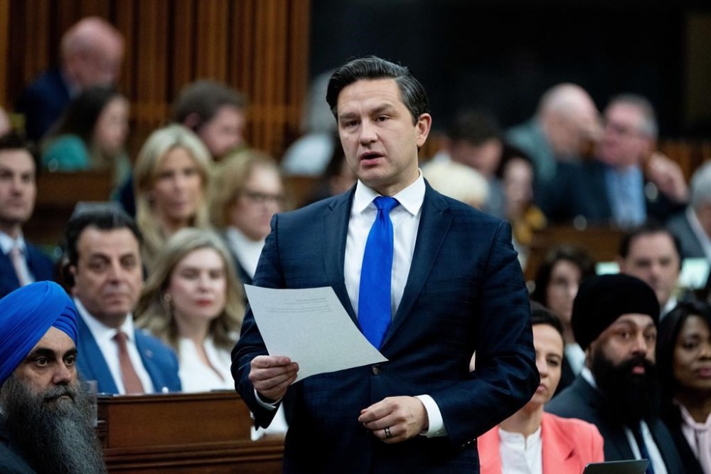 THE CANADIAN PRESS FILE/Spencer Colby Notwithstanding Poilievre’s reckless hyperbole, the Conservative attack campaign has been very effective.