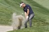 Keith Mitchell hits from the sand trap on the fifth hole during the first round of the Valspar Championship golf tournament Thursday, March 21, 2024, at Innisbrook in Palm Harbor, Fla. (AP Photo/Chris O'Meara)