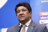 President of the Brazilian Football Confederation Ednaldo Rodrigues attends a press conference at the Wembley Stadium in London, Friday March 22, 2024. (Nick Potts/PA via AP)