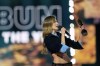 Charlotte Cardin accepts the award for Album of the Year at the Juno Awards, in Halifax, Sunday, March 24, 2024. THE CANADIAN PRESS/Darren Calabrese