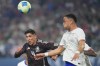 Mexico midfielder Edson Alvarez, left, vies for a header against United States defender Sergino Dest during the first half of a CONCACAF Nations League final soccer match, Sunday, March 24, 2024, in Arlington, Texas. (AP Photo/Julio Cortez)