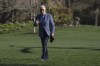 President Joe Biden waves to members of the media as he walks across the South Lawn of the White House after exiting the Marine One helicopter, Sunday, March 24, 2024, on return to Washington from Delaware. (AP Photo/Jacquelyn Martin)
