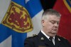 Assistant Commissioner Dennis Daley, commanding officer of the Nova Scotia RCMP, prepares to speak to reporters in Truro, N.S., on Thursday, March 30, 2023. The RCMP is expected to provide an update today on progress the national police force has made in responding to the inquiry into the 2020 Nova Scotia mass shooting. THE CANADIAN PRESS/Darren Calabrese