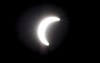 Eye experts and Canada's space agency are encouraging people to take in the rare solar eclipse happening on April 8, but only with proper eye protection. A partial solar eclipse is seen from North Vancouver, B.C. Monday, August 21, 2017. THE CANADIAN PRESS/Jonathan Hayward