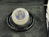The Texas Rangers championship ring is seen Saturday, March 30, 2024 in Arlington Texas. The Texas Rangers and staff will receive their World Series championship rings during a pre-game ceremony before the Texas Rangers take on the Chicago Cubs in a baseball game. (AP Photo/Stephen Hawkins)