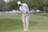Thomas Detry chips onto the eighth green during the final round of the Houston Open golf tournament Sunday, March 31, 2024, in Houston. (AP Photo/Michael Wyke)