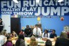 Prime Minister Justin Trudeau cuts fruit for a lunch program at the Boys and Girls Club East Scarborough, in Toronto, Monday March 1, 2024. Trudeau says premiers would rather complain and 