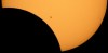 FILE - In this image made available by NASA, the International Space Station is silhouetted against the sun during a solar eclipse Monday, Aug. 21, 2017, as seen from Ross Lake, Northern Cascades National Park in Washington state. Inmates in New York are suing the state corrections department over the decision to lock down prisons during the total solar eclipse, Monday, April 8, 2024. (Bill Ingalls/NASA via AP, File)