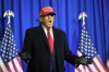 FILE - Republican presidential candidate former President Donald Trump attends a campaign rally in Waterford Township, Mich., Feb. 17, 2024. Trump is holding events Tuesday, April 2, in Grand Rapids, Mich. and Green Bay, Wis., as he pressures President Joe Biden on immigration. (AP Photo/Paul Sancya, File)