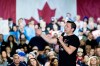 Conservative Party Leader Pierre Poilievre speaks during a rally in Ottawa on Sunday, March 24, 2024. Poilievre is requesting Prime Minister Justin Trudeau convene an emergency meeting with the country's premiers to discuss the federal carbon price. THE CANADIAN PRESS/Spencer Colby