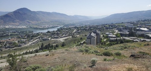 British Columbia's premier says a training and education centre for wildfire fighters will be established in response to recommendations by a task force that looked into last year's catastrophic wildfires. The city of Kamloops and the Thompson River University campus are seen in Kamloops, B.C., Friday, June 2, 2023. THE CANADIAN PRESS/Jeff McIntosh