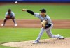 Detroit Tigers starting pitcher Matt Manning throws against the New York Mets during the fourth inning in the second game of a baseball doubleheader, Thursday, April 4, 2024, in New York. (AP Photo/Noah K. Murray)