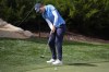 Carlota Ciganda putts onto the 13th green during the second round of the LPGA T-Mobile Match Play golf tournament Thursday, April 4, 2024, in North Las Vegas, Nev. (AP Photo/John Locher)