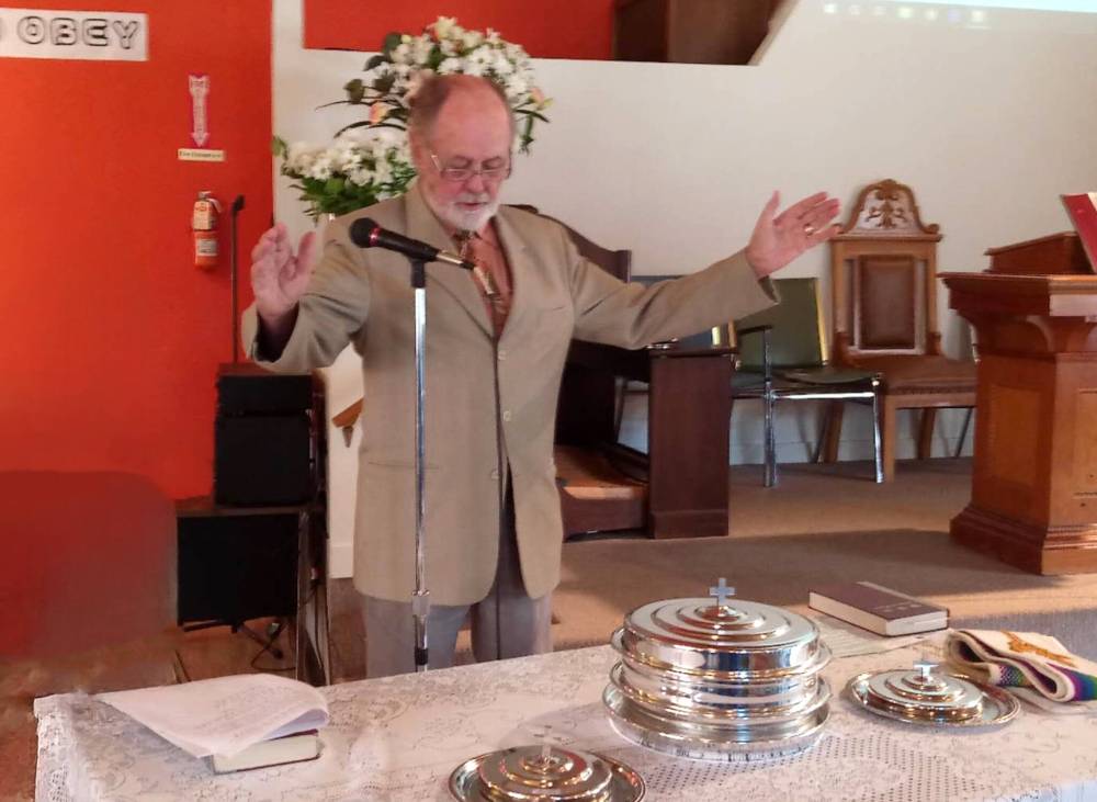 SUPPLIED
Paul Campbell, a United Church minister, at the Chinese United Church in 2022.