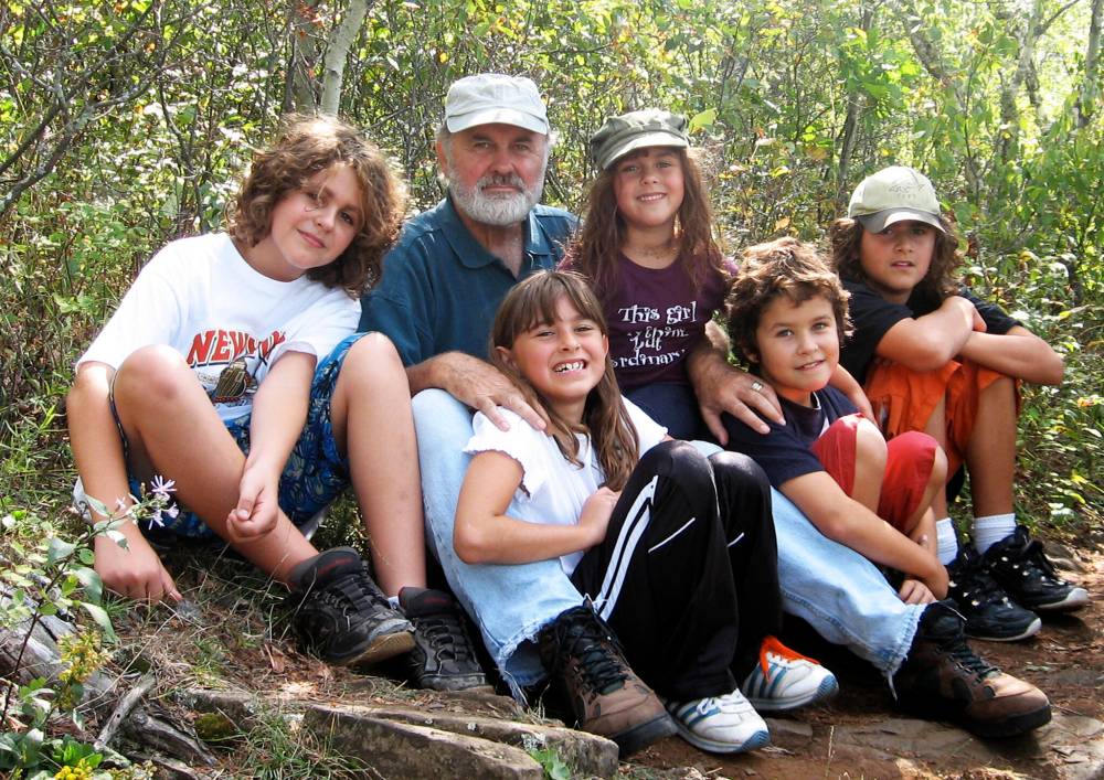 SUPPLIED
Paul Campbell and his grandkids, from left: Liam, Hannah, Rachel, Sean and Mike, on the Hunt Lake Trail near West Hawk Lake.