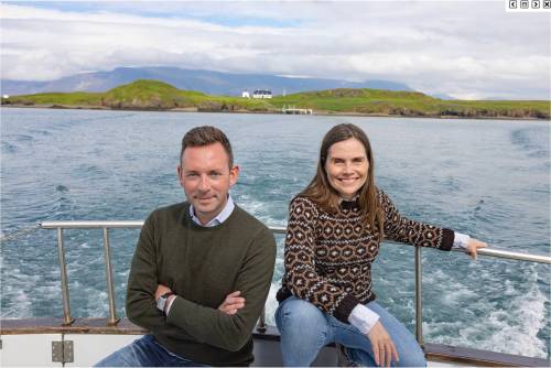 Supplied photo
                                While bestselling author Ragnar Jónasson (left) has written many thrillers, Icelandic Prime Minister Katrín Jakobsdóttir is new to writing in the genre (although she has a master of arts degree in Icelandic literature).