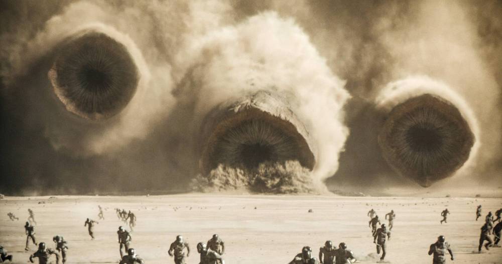 Warner Bros. Pictures photos
                                The wrath of Shai-Hulud: the mighty sandworms of desert planet Arrakis bring shock and awe to Dune: Part Two’s epic, forcefully choreographed desert battles.