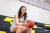 MIKAELA MACKENZIE / FREE PRESS Top 10 varsity girls basketball coaches poll basketball player Izzi Fust at Dakota Collegiate on Thursday, March 7, 2024. For sports story.