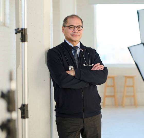 Dr. Randy Guzman, hospital-based specialist and vascular surgeon based at St. Boniface Hospital, says he spends up to two hours daily on burdensome clerical work. (Supplied)