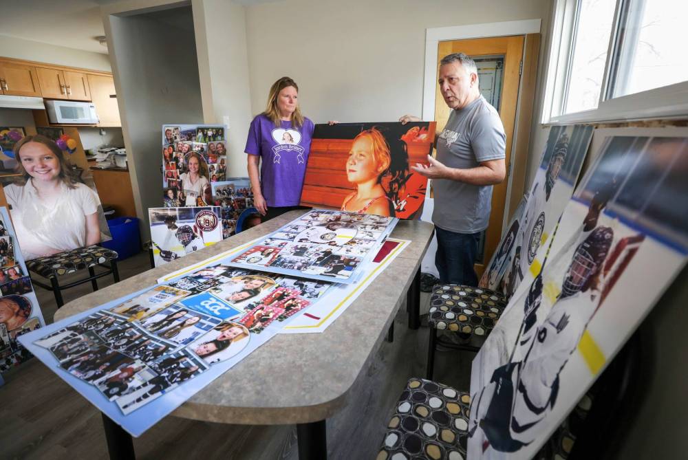 Karen and Doug Reimer are calling for an independent review of the prosecution’s decision to not pursue charges against a passenger in the truck that ended the life of their daughter, Jordyn. (Ruth Bonneville / Free Press files)