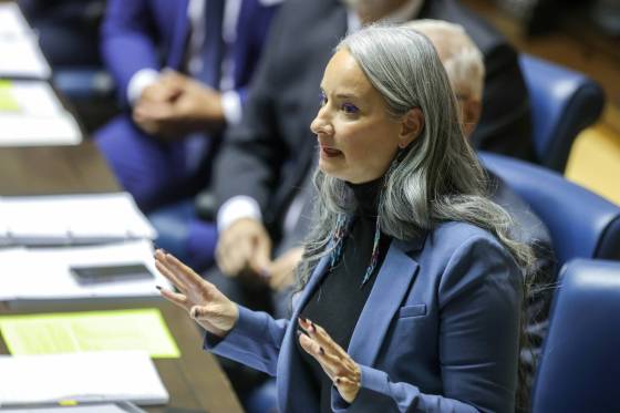 Government house leader Nahanni Fontaine (Ruth Bonneville / Free Press files)