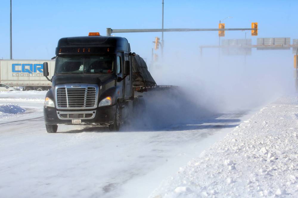 Opposition transportation critic Konrad Narth says the NDP government has abandoned Manitoba-based for-hire trucking carriers after temporarily pausing new policy applications for drivers operating outside the province. (Matt Goerzen / The Brandon Sun files)