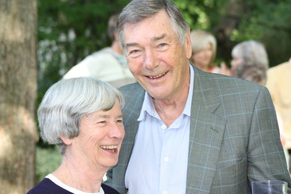 SUPPLIED
Charles Huband with wife Marilyn, or Charlie and Mickey, as they were better known.