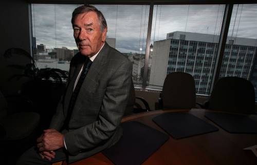 Phil Hossack / Free Press Files
                                After mandatory retirement from the Manitoba Court of Appeal, Charles Huband, seen here in 2012, returned to practising law for another 15 years, closing his practice after turning 90.