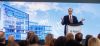 MIKE DEAL / WINNIPEG FREE PRESS
                                “When you look out the windows on the 21st floor, you can see The Forks, the human rights museum, the legislative building — and if you look down from this window over here in June, that’s where there will be a Stanley Cup party,” CEO Jeff Goy said.