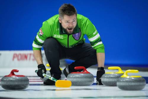 Darryl Dyck / THE CANADIAN PRESS
                                Saskatchewan skip Mike McEwen says he played every game as if it were a playoff game at the Brier in Regina.