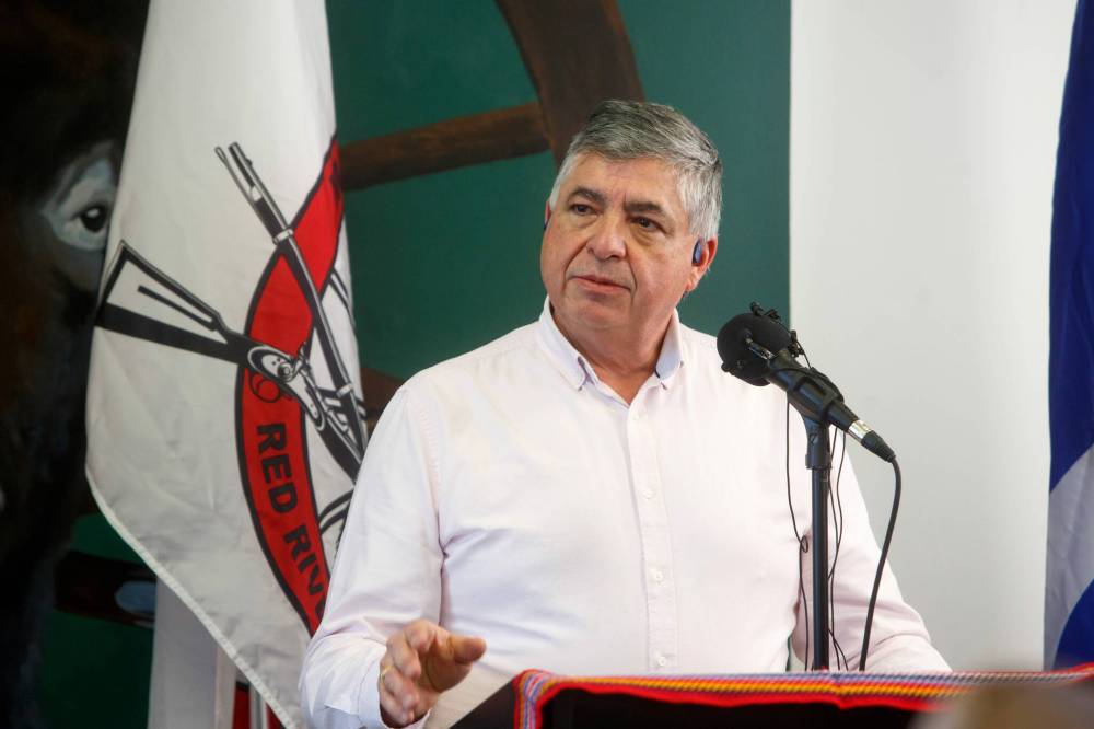 MIKE DEAL / FREE PRESS FILES
Manitoba Métis Federation vice-president Andrew Carrier says Happyland Pool “serves as more than just a recreational facility.”
