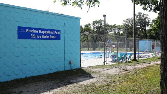 Happyland Pool at 520 Marion St. opened in 1962. (Ruth Bonneville / Free Press files)