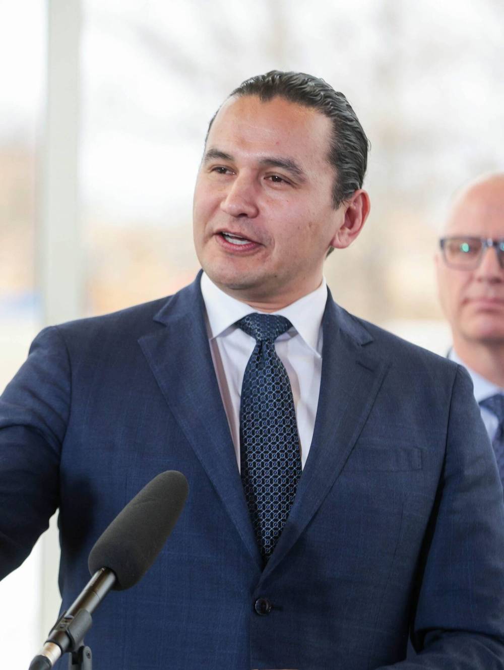 FREE PRESS FILES
Manitoba Premier Wab Kinew says his government will introduce legislation that will prohibit the use of replacement workers in legal strikes and lockouts.